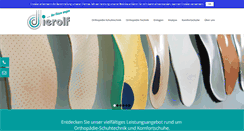 Desktop Screenshot of dierolf-orthopaedie.de