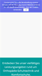 Mobile Screenshot of dierolf-orthopaedie.de